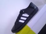 Basket adidas noir cuir - Miniature