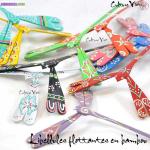 Pack libellules flottante en bambou cultureviet - Miniature