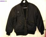 Blouson bombers homme noir taille l - Miniature