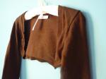 Gilet court bolero ml cache cahe femme marron s 36 tbe - Miniature