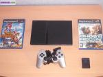 Urgent! ps2 slim noir + carte mémoire 8mb + manette + 2... - Miniature