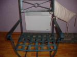 Vend fauteuil fer forger avec coussins - Miniature