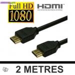 Cable 2 mètres hdmi 1.3 plaque or - Miniature