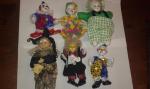 6 clowns porcelaine collection – 18 euros  - Miniature