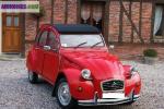 Citroen 2cv6 rouge - Miniature